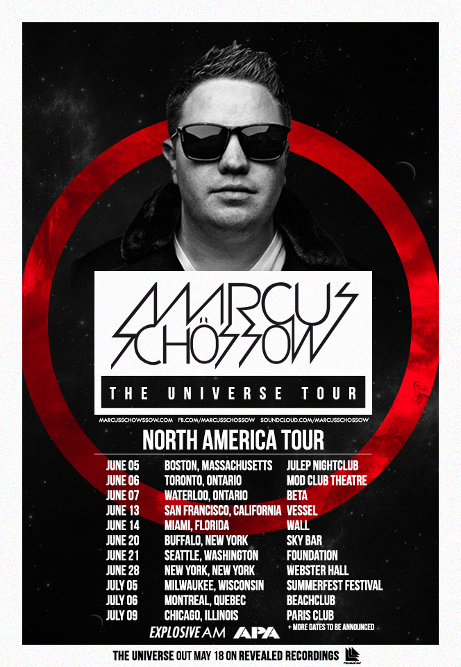 Marcus Schossow - North America Tour