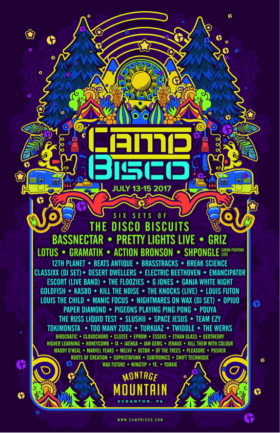Camp Bisco Schedule 2022 Camp Bisco 2017 Is Almost Here… - Daily Beat