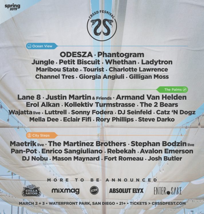 crssd spring 2019 lineup