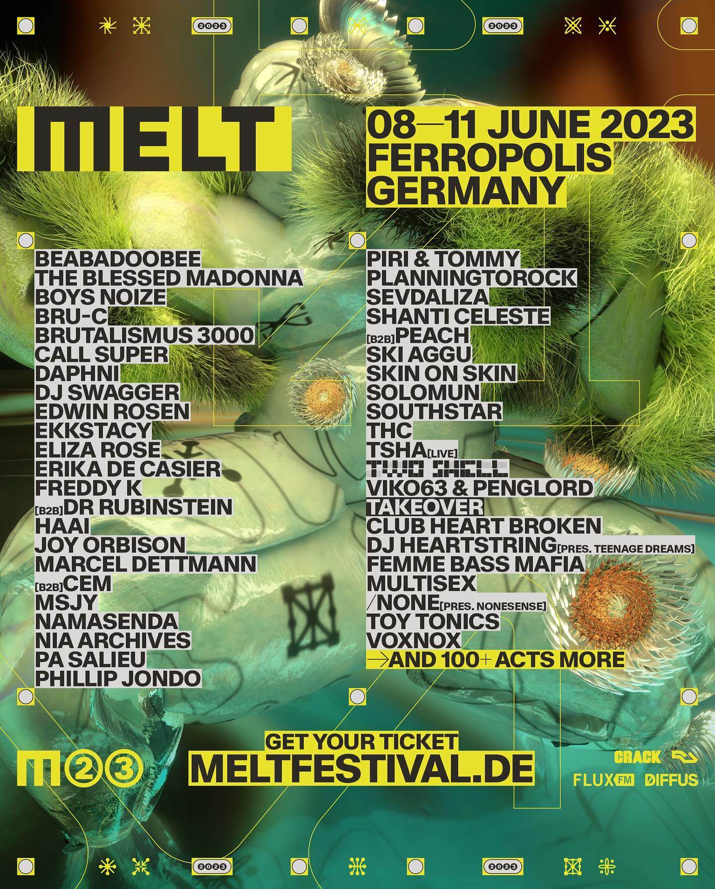 Germany's Groundbreaking MELT Festival Unveils First Artist Lineup For