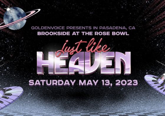 poster of just like heaven festival may 13, 2023.